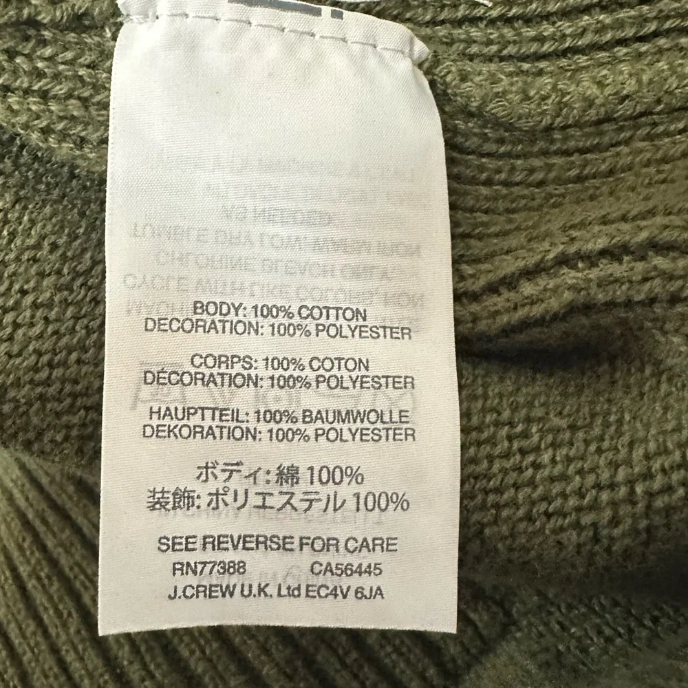 J. Crew Olive Green Tank Top